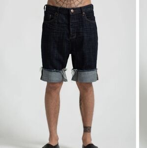 NWT Men's One Teaspoon Organic Raw Bandit Jean Shorts In Size 33